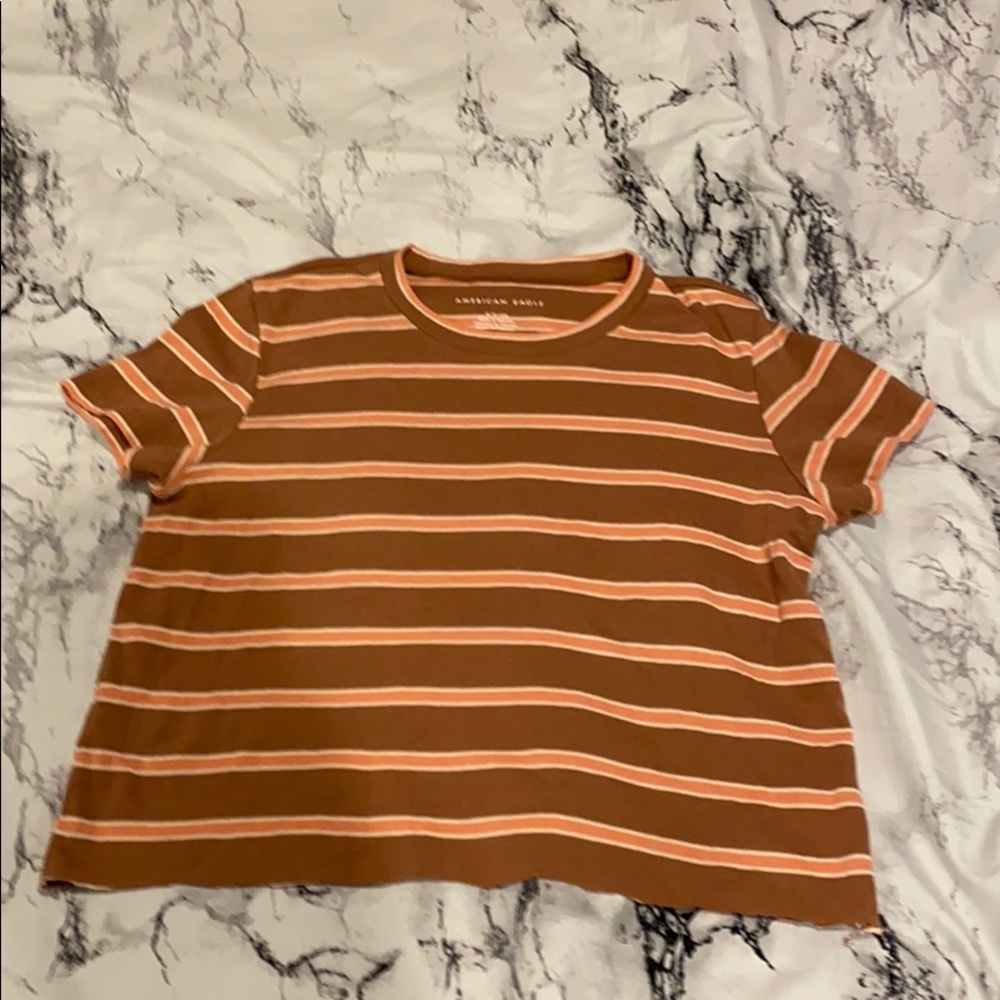 Colorful/vintage crop top